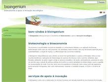 Tablet Screenshot of bioingenium.pt